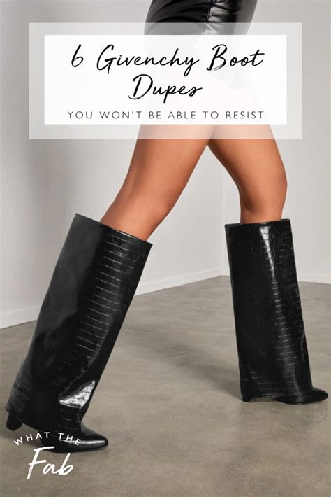 replica givenchy over the knee boots|6 Givenchy Boot Dupes That Look JUST Like The Real Deal.